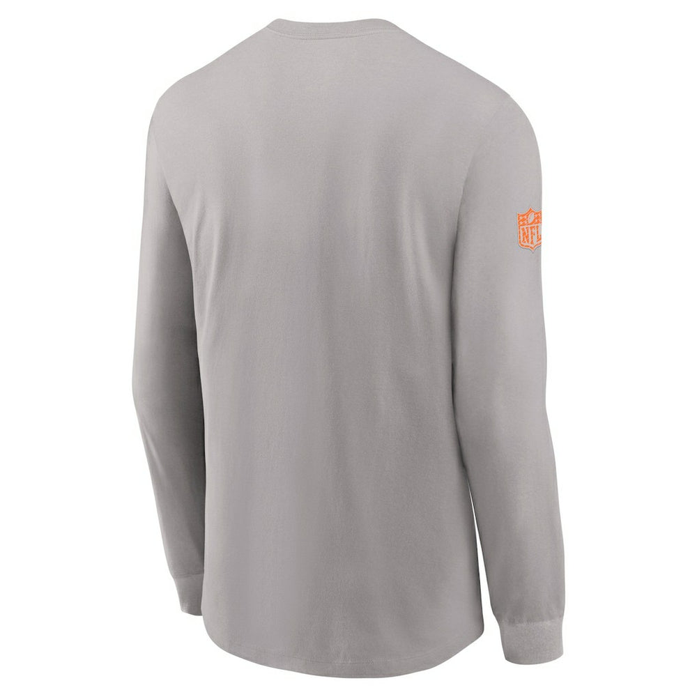 Miami Dolphins Sideline Dri-FIT Long Sleeve T-Shirt - Gray on sale