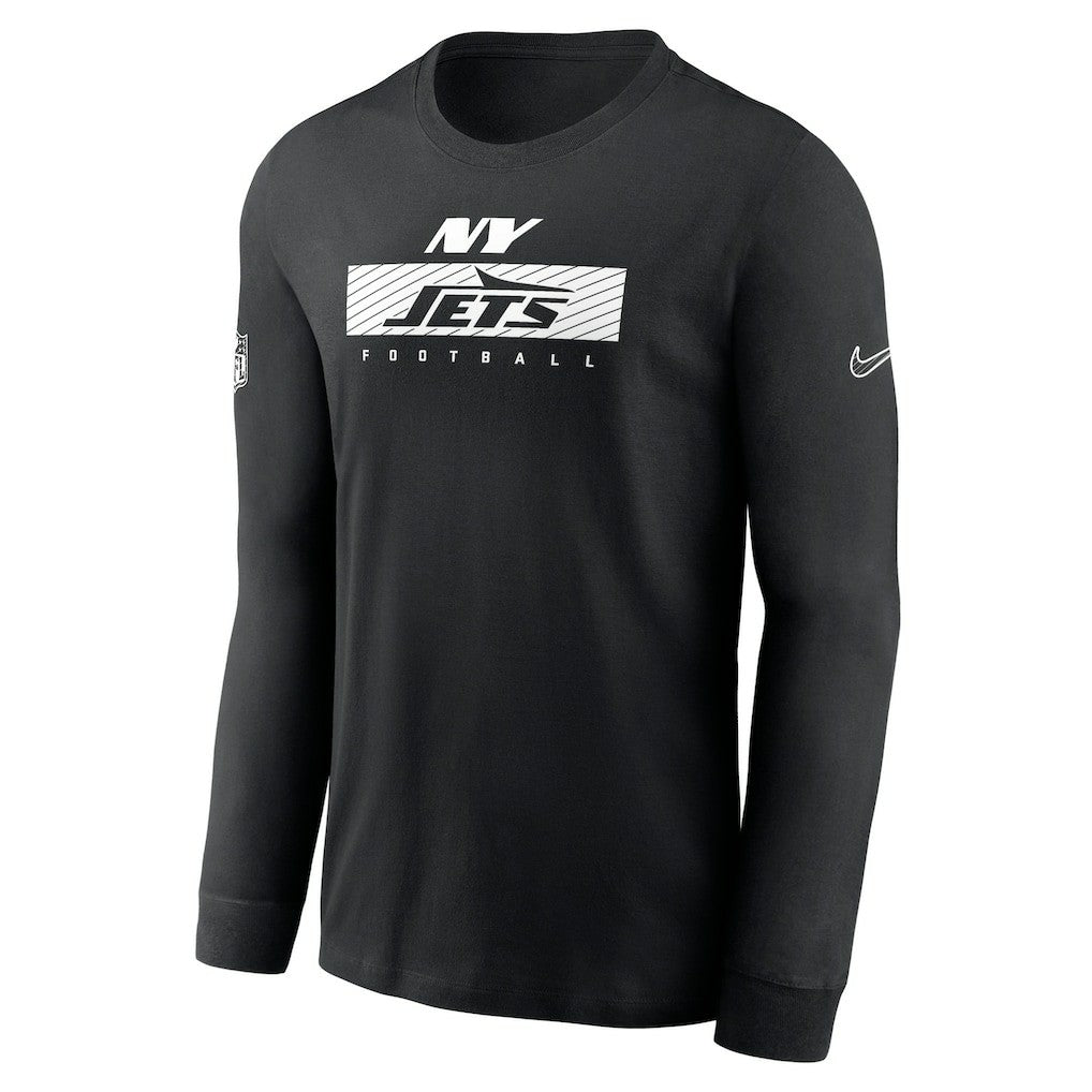 New York Jets Sideline Dri-FIT Long Sleeve T-Shirt - Black outlet