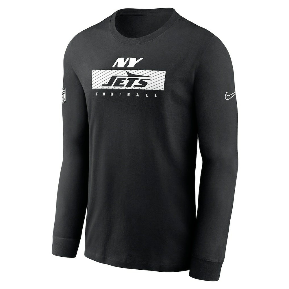 New York Jets Sideline Dri-FIT Long Sleeve T-Shirt - Black outlet