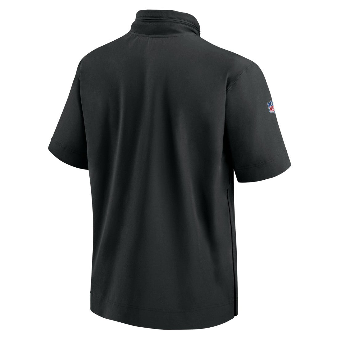 New York Jets 2024 Sideline Coach Short Sleeve Half-Zip Hoodie Jacket - Black sale