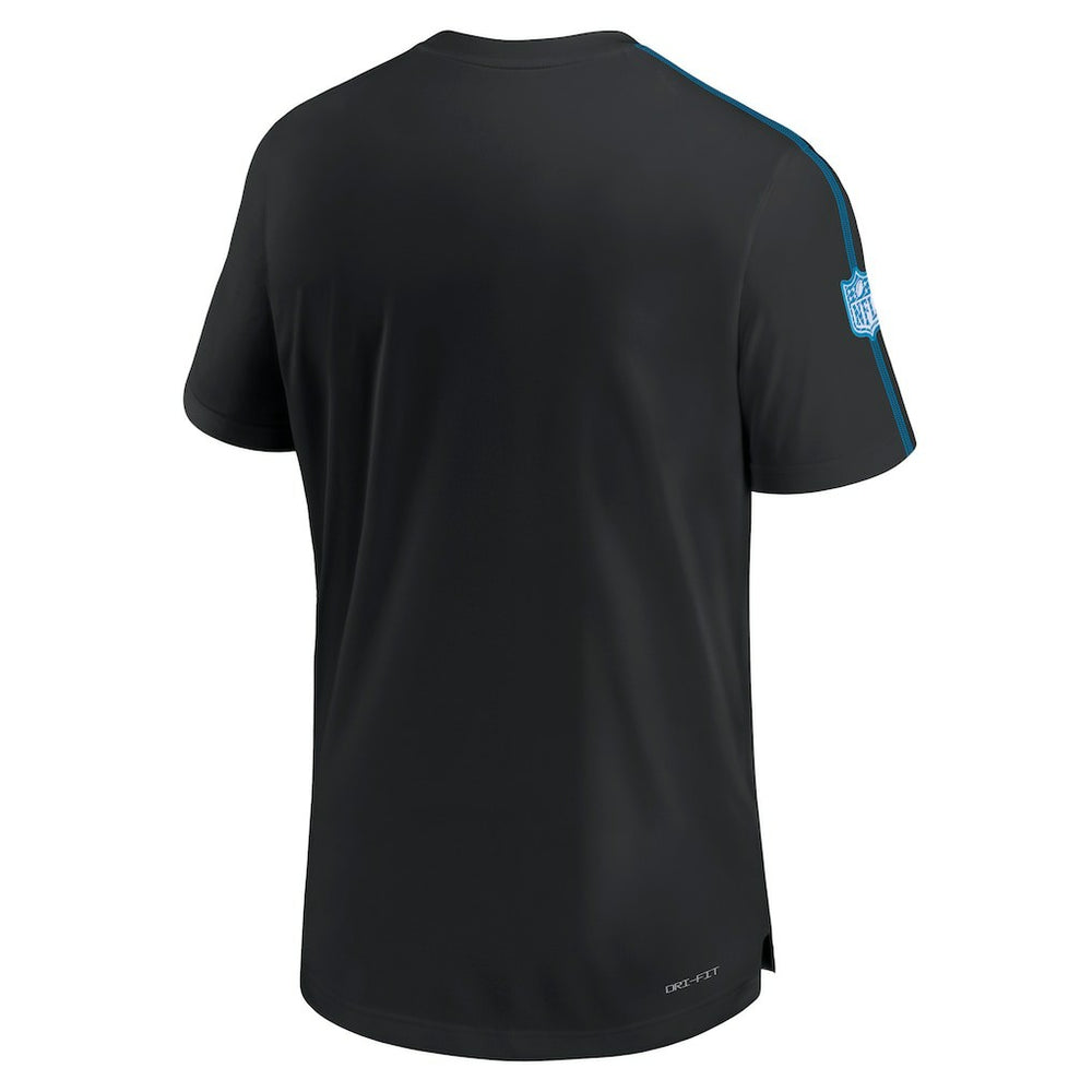 Carolina Panthers 2024 Sideline Coach UV Performance T-Shirt - Black discount
