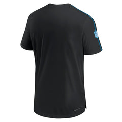 Carolina Panthers 2024 Sideline Coach UV Performance T-Shirt - Black discount