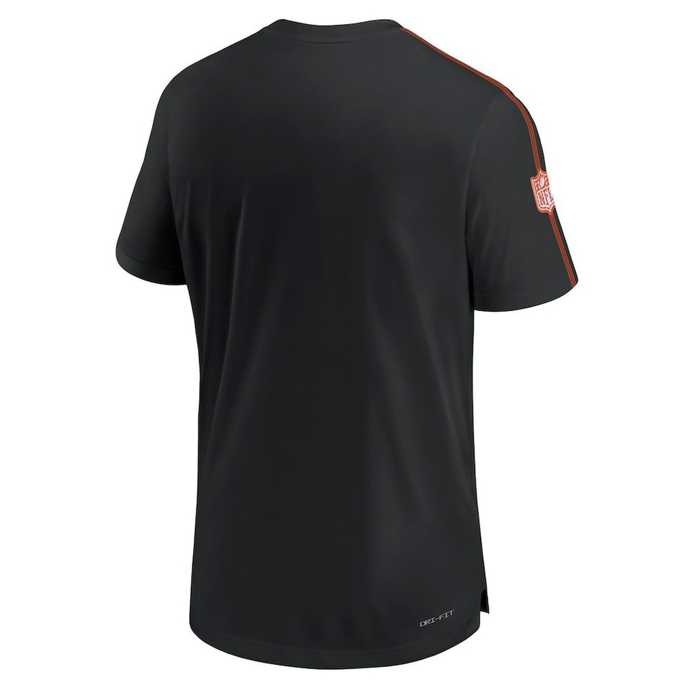 Cincinnati Bengals 2024 Sideline Coach UV Performance T-Shirt - Black on sale