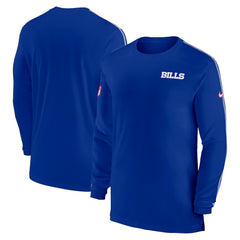 Buffalo Bills Sideline Coach UV Performance Long Sleeve T-Shirt - Royal sale