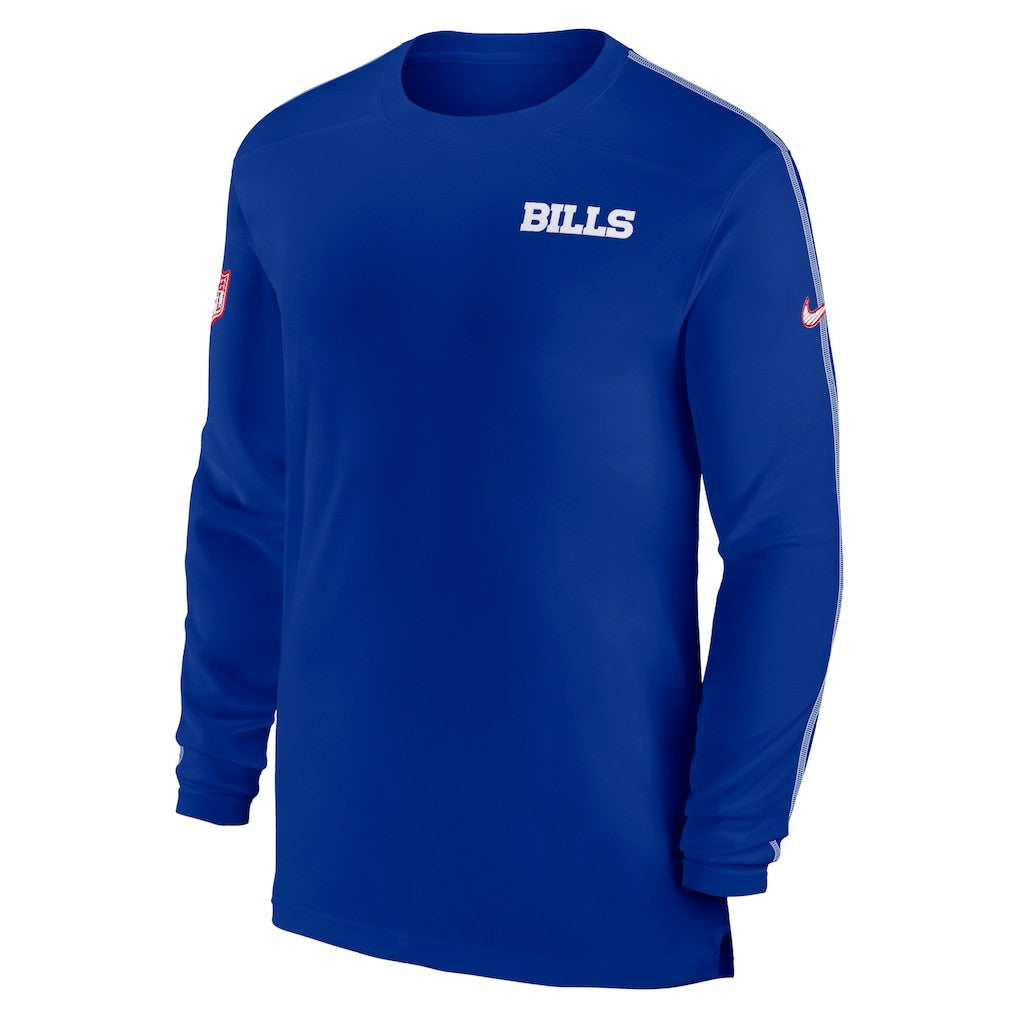Buffalo Bills Sideline Coach UV Performance Long Sleeve T-Shirt - Royal sale