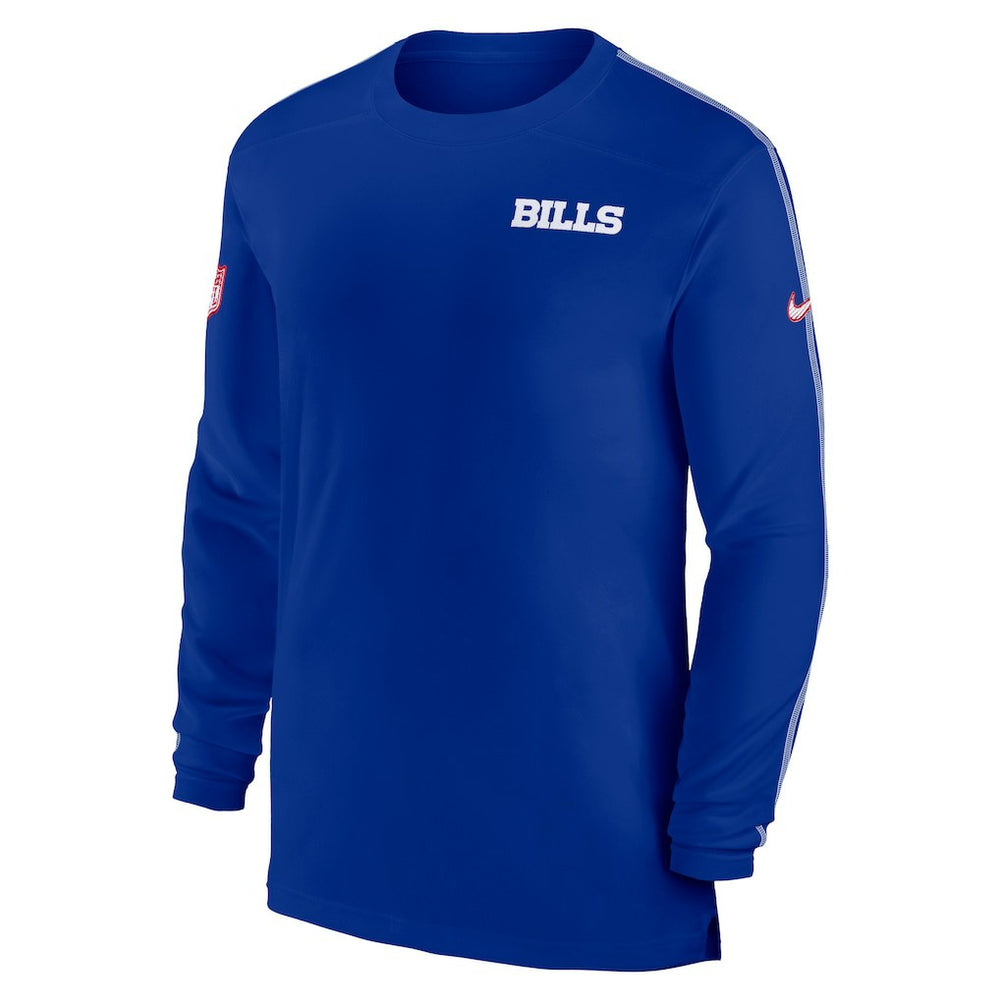 Buffalo Bills Sideline Coach UV Performance Long Sleeve T-Shirt - Royal sale