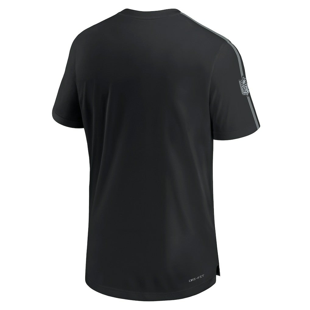 Las Vegas Raiders 2024 Sideline Coach UV Performance T-Shirt - Black for sale