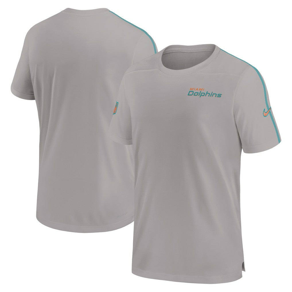 Miami Dolphins 2024 Sideline Coach UV Performance T-Shirt - Gray online