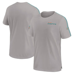 Miami Dolphins 2024 Sideline Coach UV Performance T-Shirt - Gray online