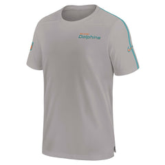 Miami Dolphins 2024 Sideline Coach UV Performance T-Shirt - Gray online