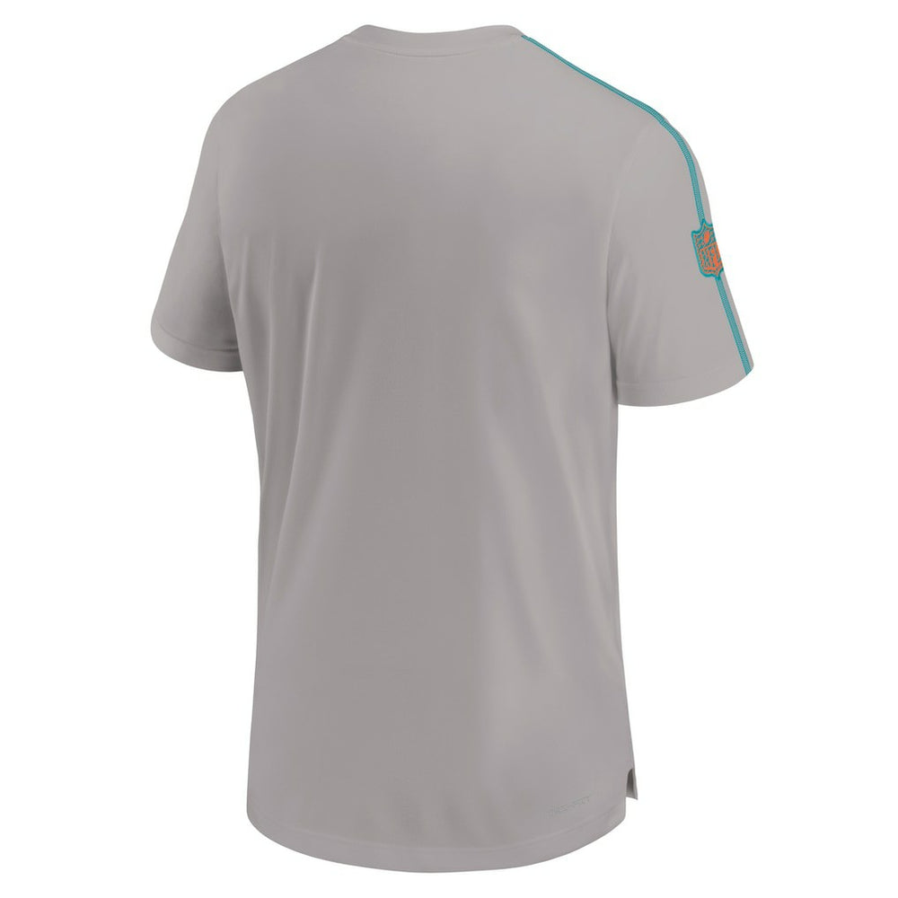 Miami Dolphins 2024 Sideline Coach UV Performance T-Shirt - Gray online