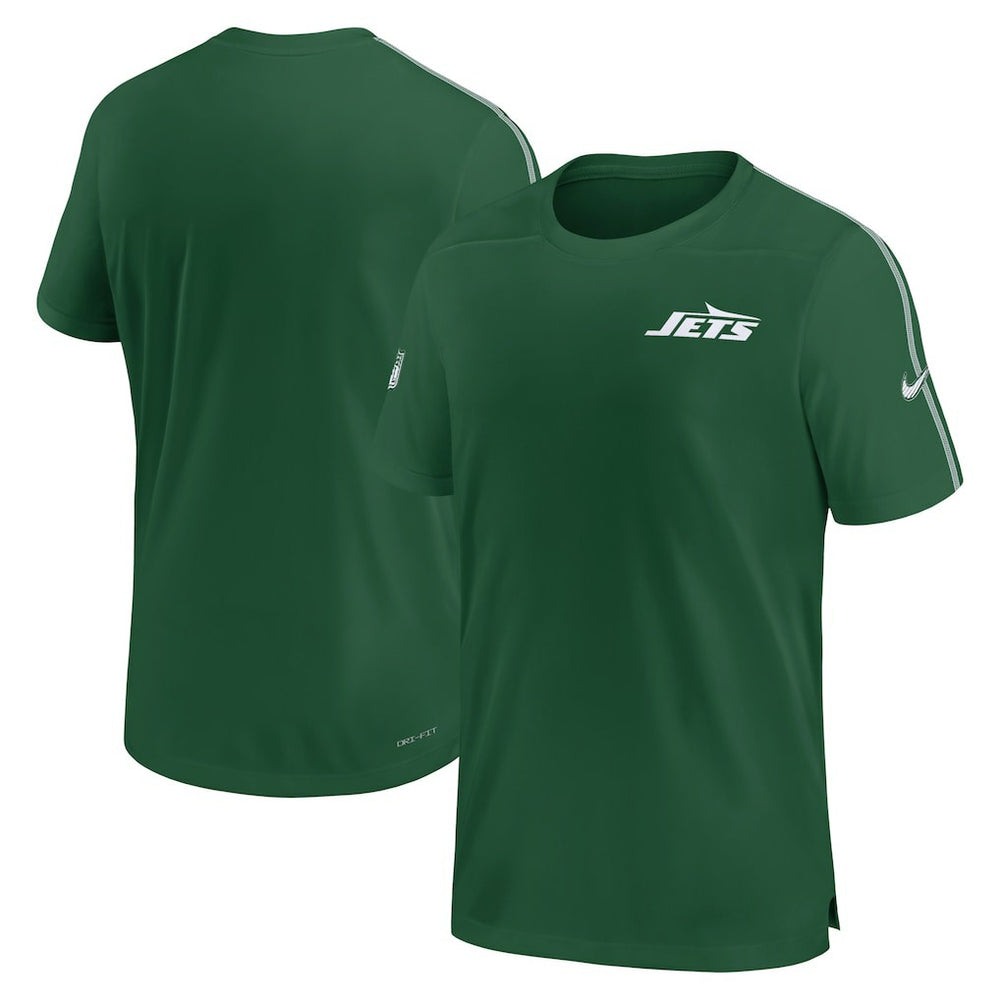 New York Jets 2024 Sideline Coach UV Performance T-Shirt - Green sale