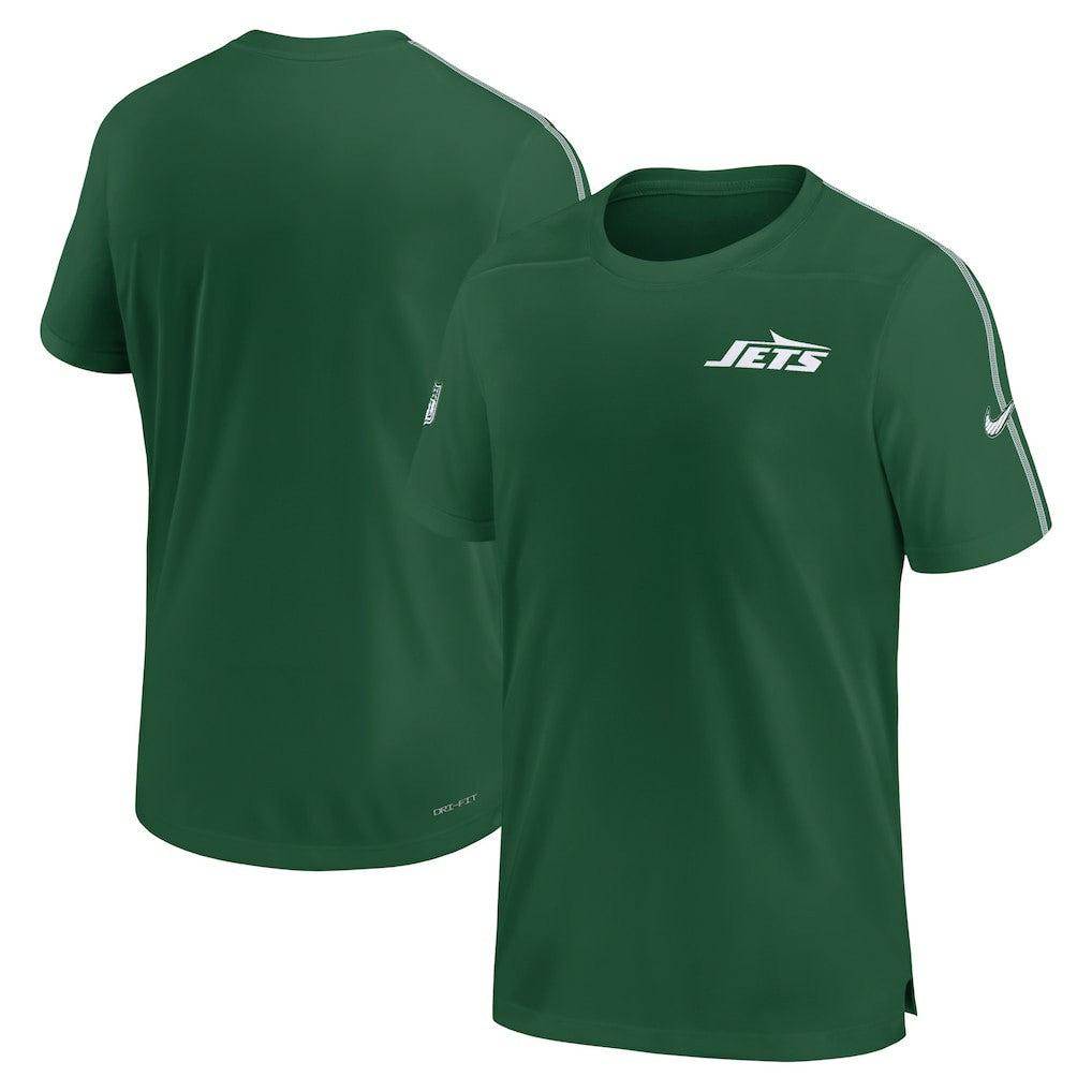 New York Jets 2024 Sideline Coach UV Performance T-Shirt - Green sale