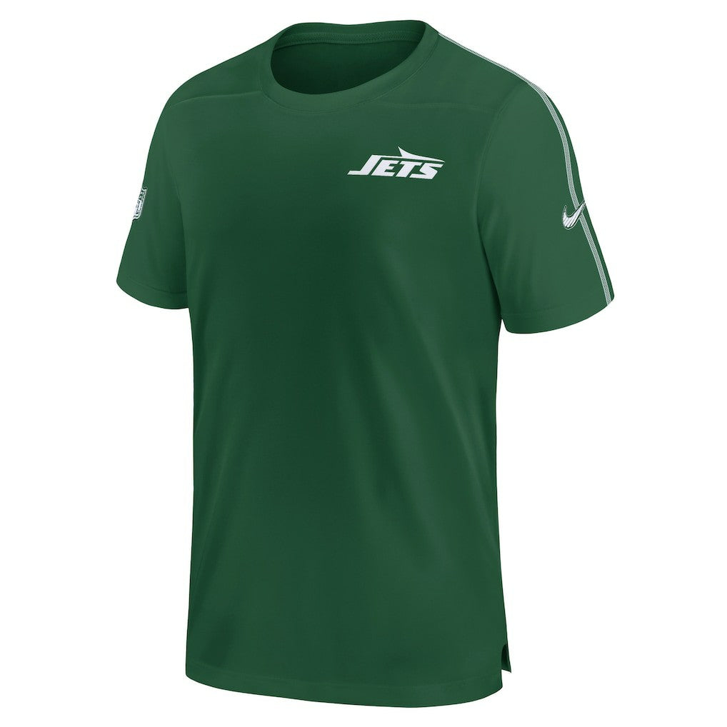 New York Jets 2024 Sideline Coach UV Performance T-Shirt - Green sale