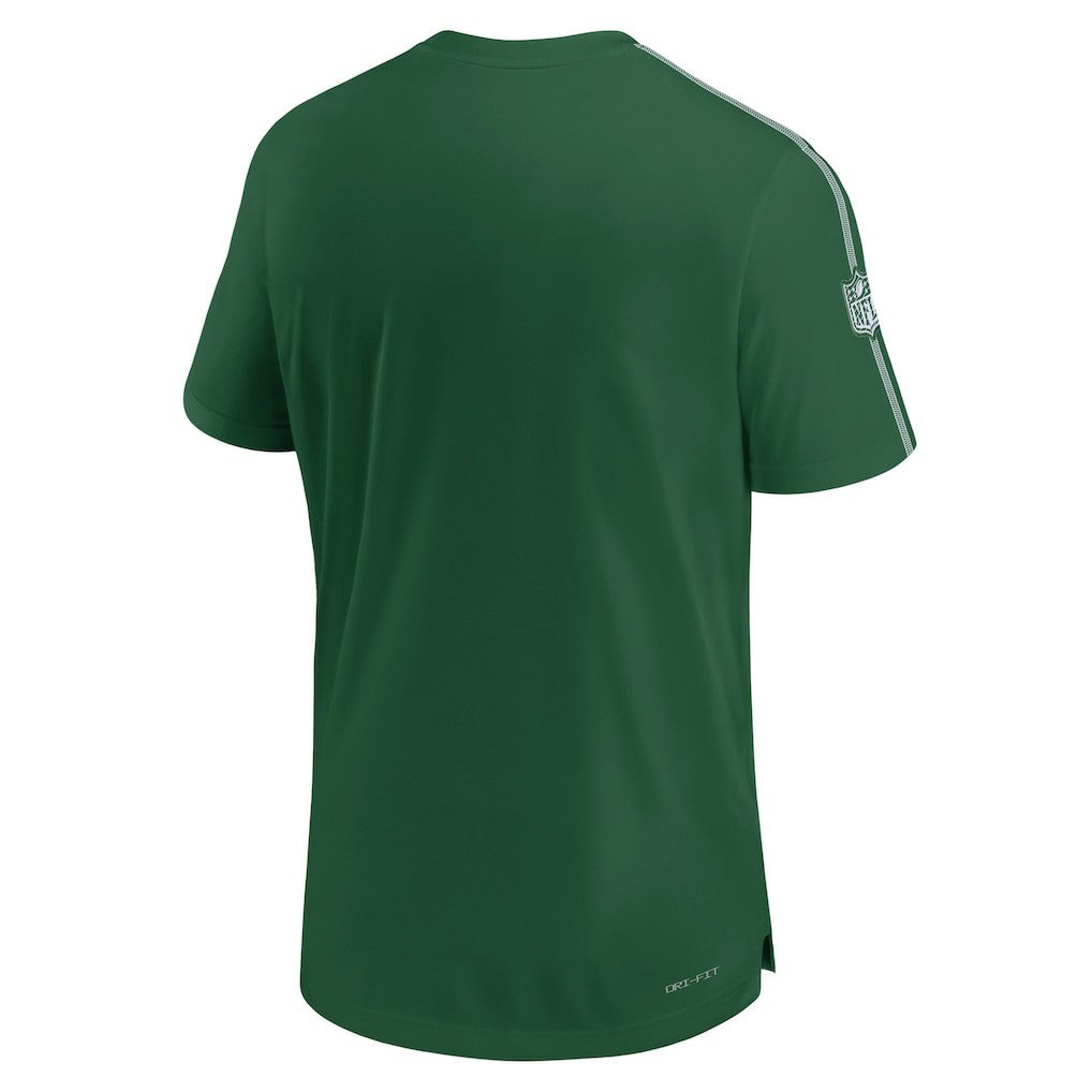New York Jets 2024 Sideline Coach UV Performance T-Shirt - Green sale