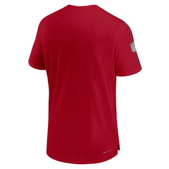 Tampa Bay Buccaneers 2024 Sideline Coach UV Performance T-Shirt - Red cheap