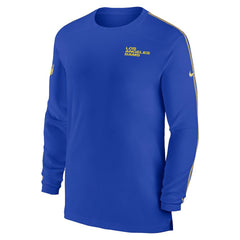 Los Angeles Rams Sideline Coach UV Performance Long Sleeve T-Shirt - Royal online