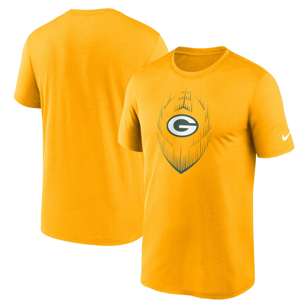 Green Bay Packers Primetime Legend Icon Performance T-Shirt - Gold on sale