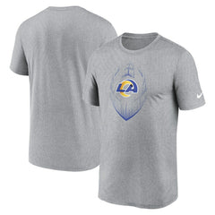 Los Angeles Rams Primetime Legend Icon Performance T-Shirt - Heather Gray discount