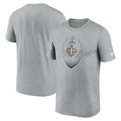 New Orleans Saints Primetime Legend Icon Performance T-Shirt - Heather Gray on sale