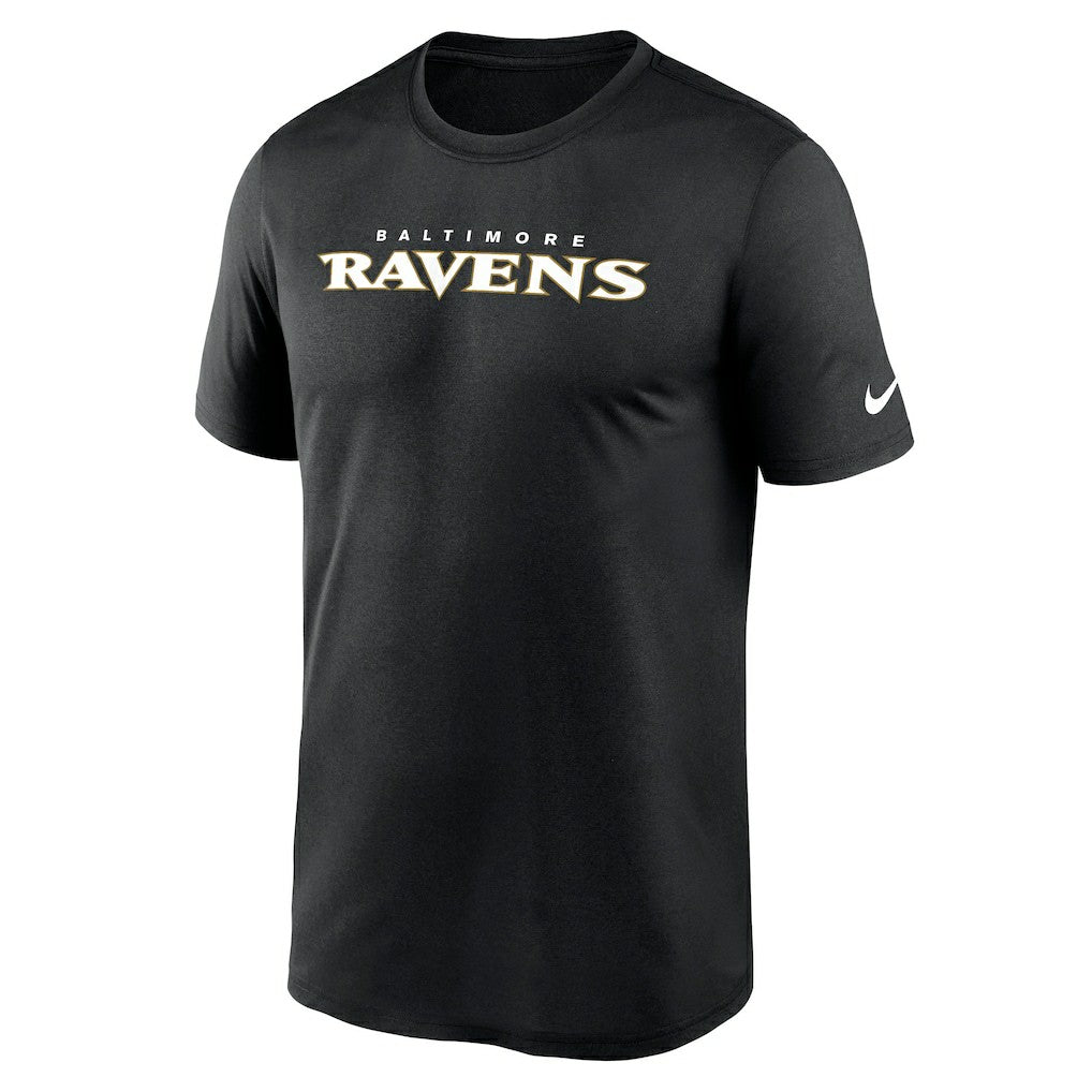 Baltimore Ravens Primetime Legend Wordmark Performance T-Shirt - Black on sale