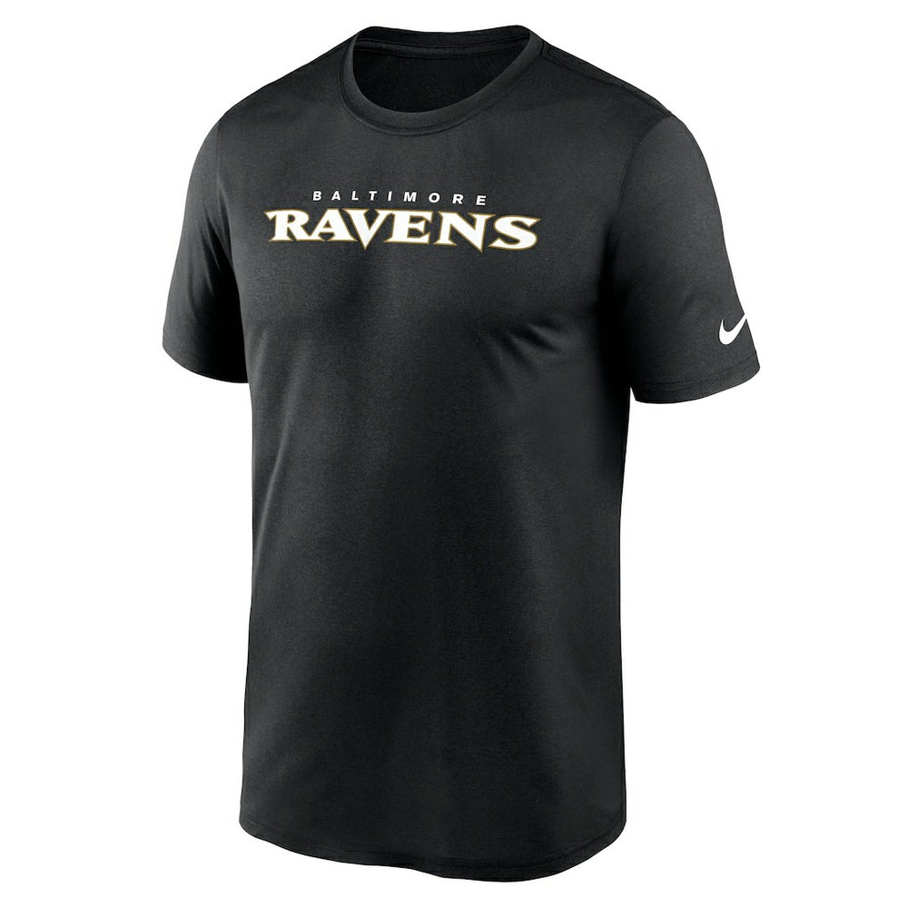 Baltimore Ravens Primetime Legend Wordmark Performance T-Shirt - Black on sale