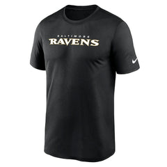 Baltimore Ravens Primetime Legend Wordmark Performance T-Shirt - Black on sale
