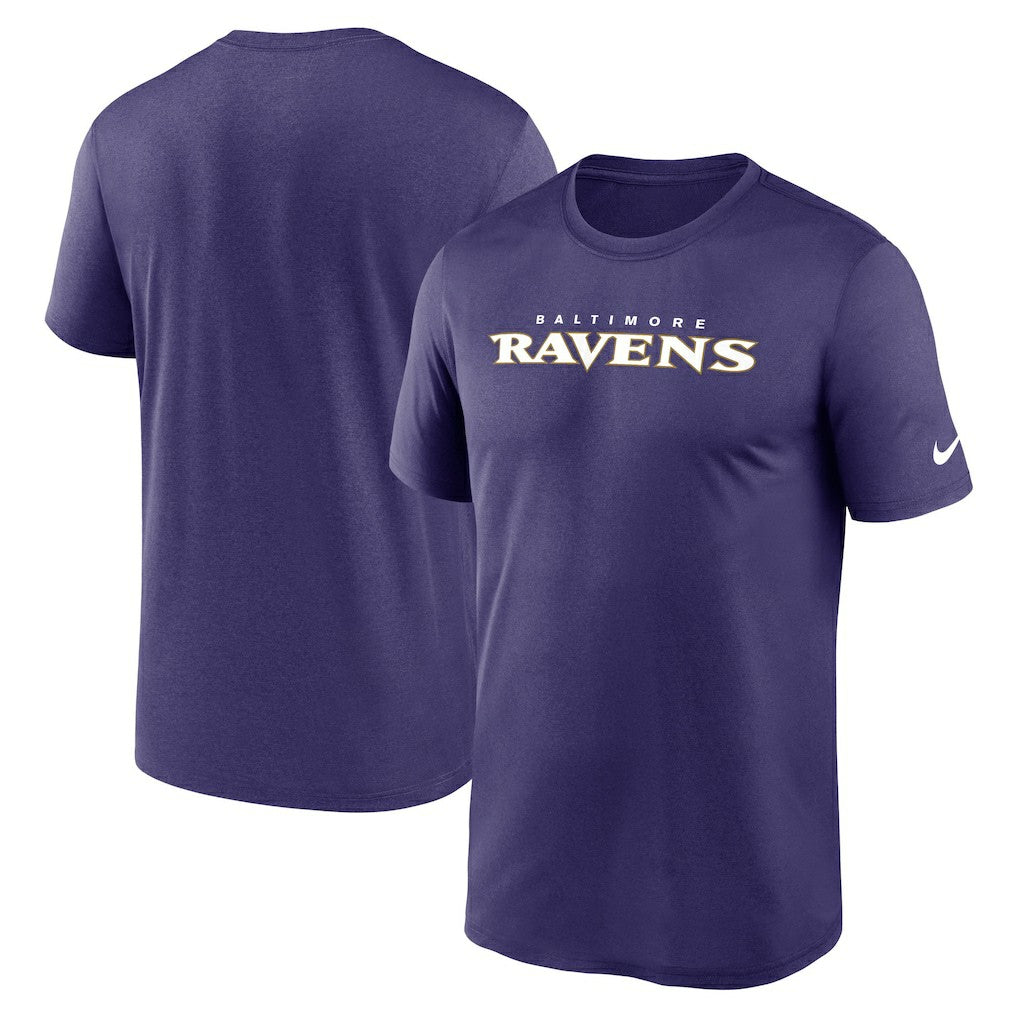 Baltimore Ravens Primetime Legend Wordmark Performance T-Shirt - Purple outlet