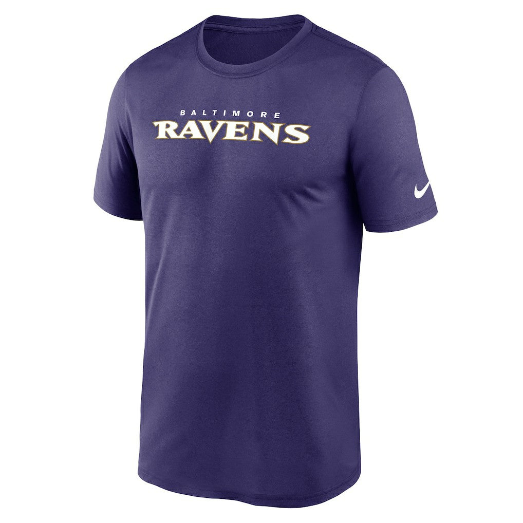 Baltimore Ravens Primetime Legend Wordmark Performance T-Shirt - Purple outlet