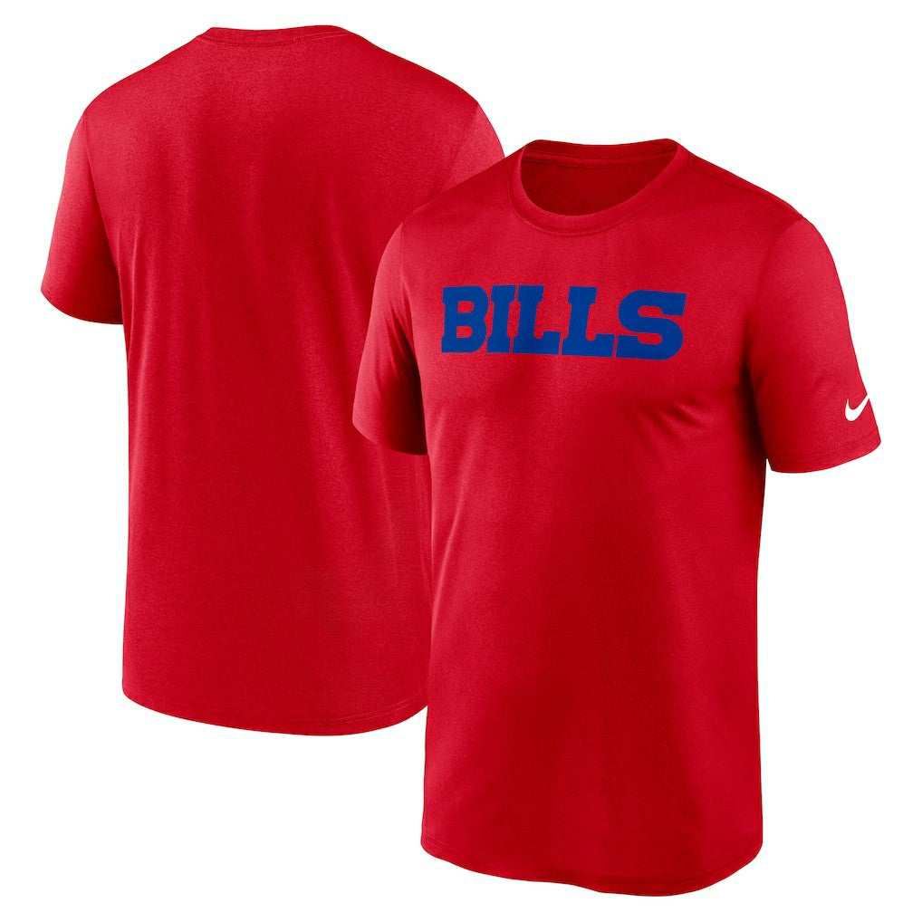 Buffalo Bills Primetime Legend Wordmark Performance T-Shirt - Red cheap