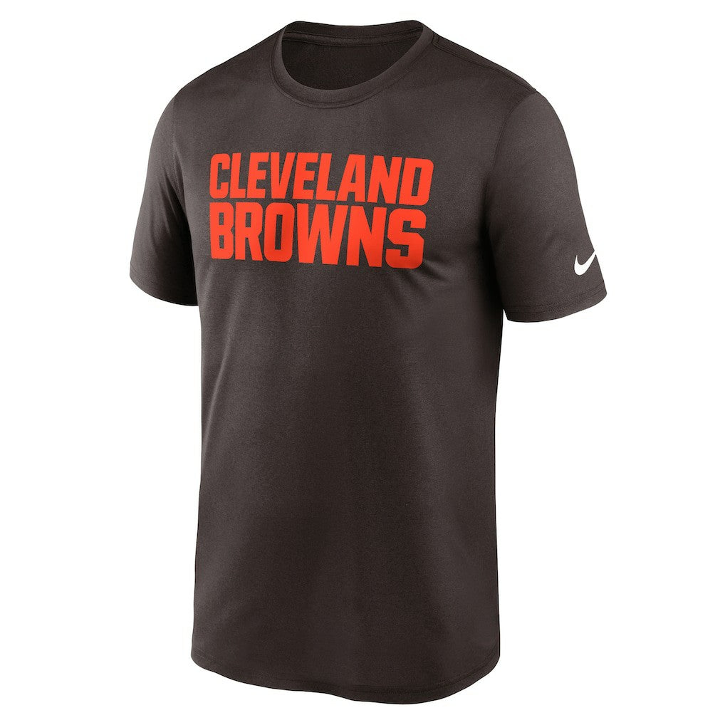 Cleveland Browns Primetime Legend Wordmark Performance T-Shirt - Brown sale