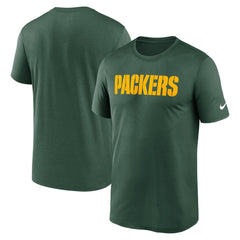 Green Bay Packers Primetime Legend Wordmark Performance T-Shirt - Green discount
