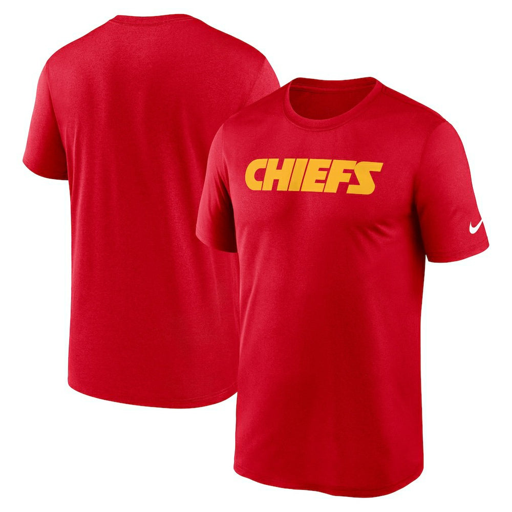 Kansas City Chiefs Primetime Legend Wordmark Performance T-Shirt - Red outlet