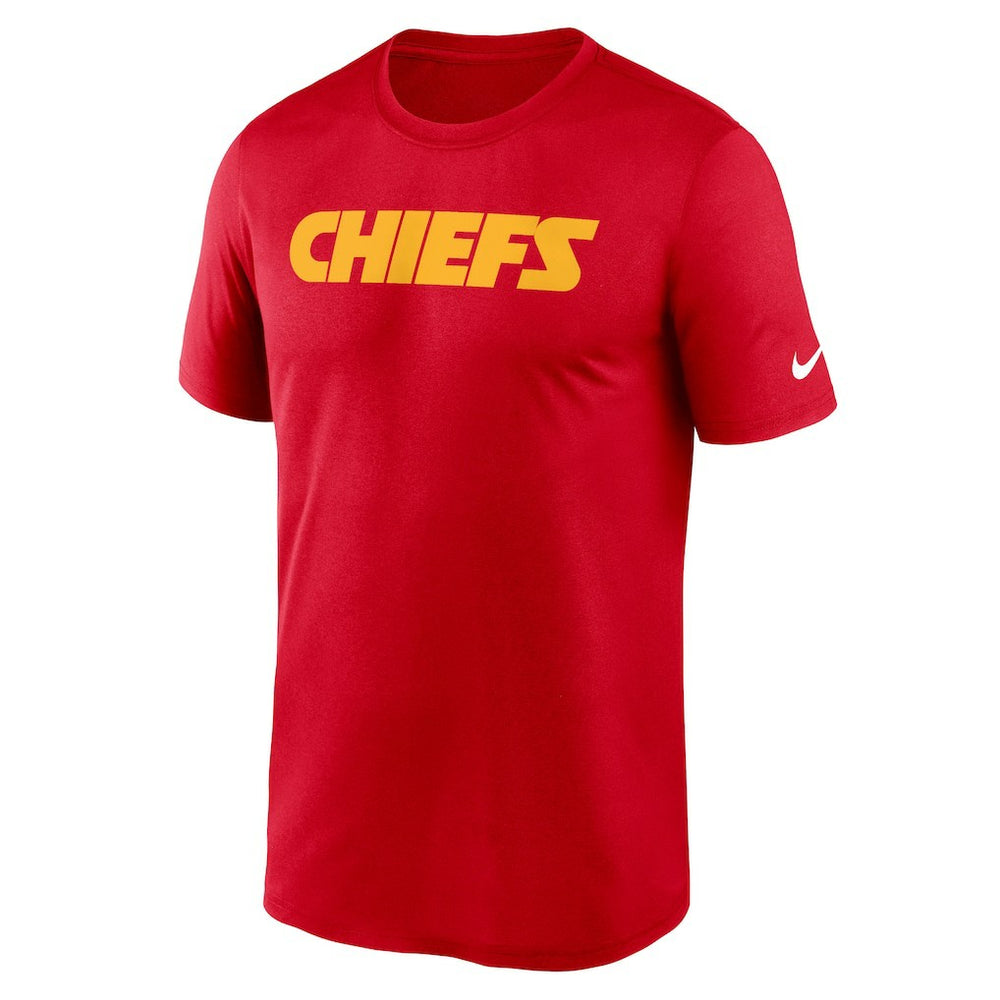 Kansas City Chiefs Primetime Legend Wordmark Performance T-Shirt - Red outlet