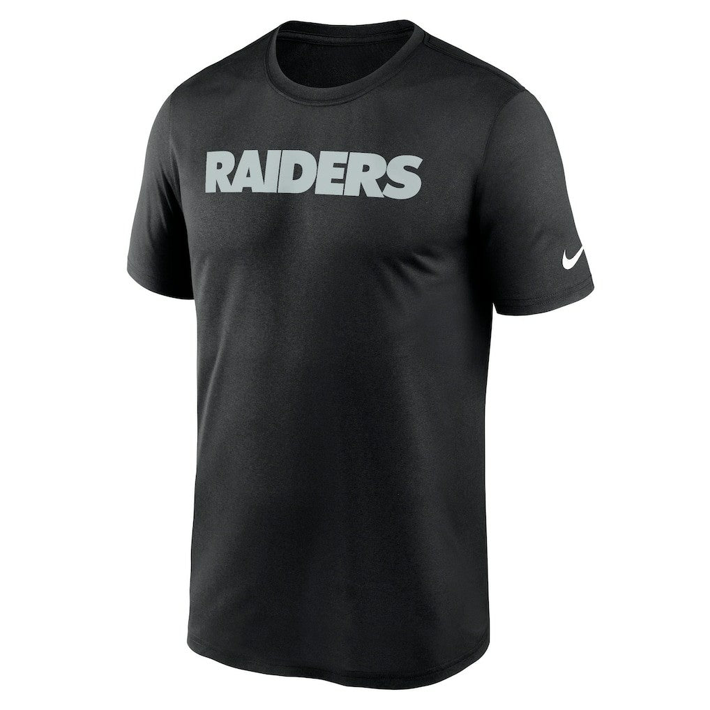 Las Vegas Raiders Primetime Legend Wordmark Performance T-Shirt - Black discount