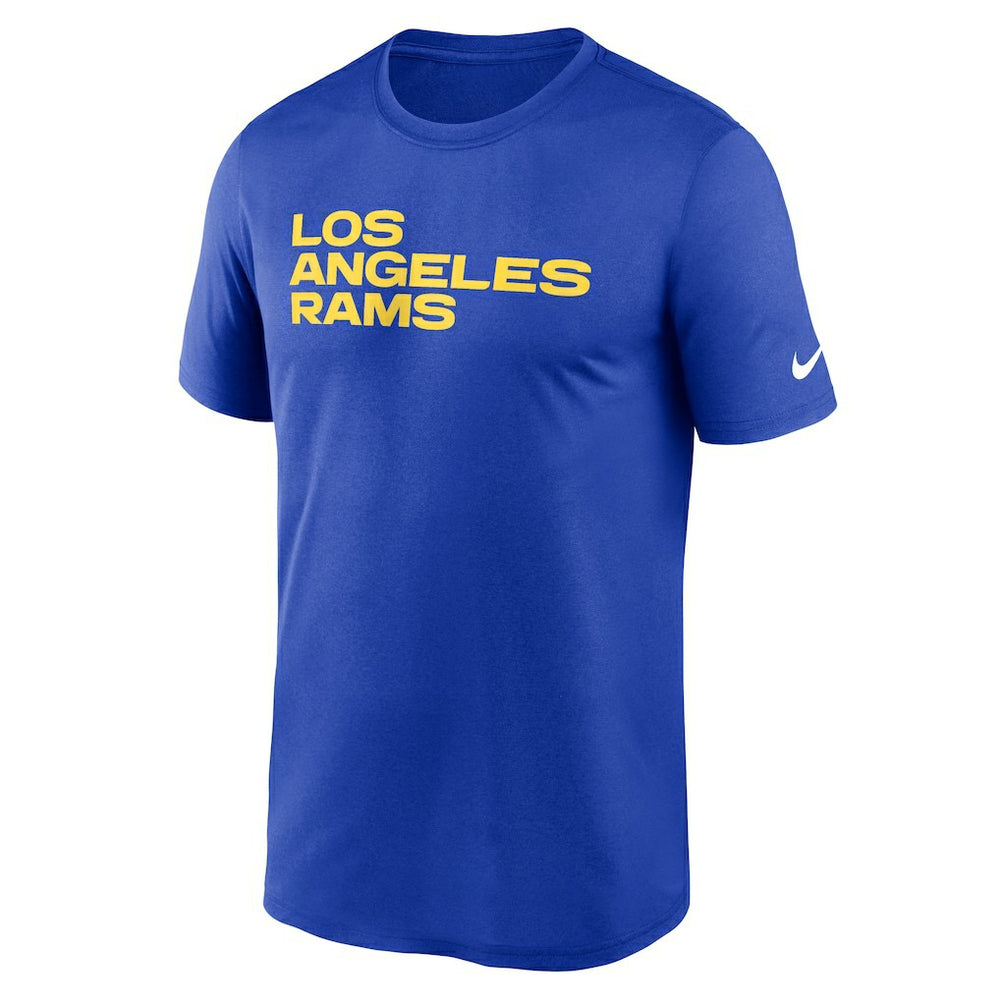 Los Angeles Rams Primetime Legend Wordmark Performance T-Shirt - Royal sale