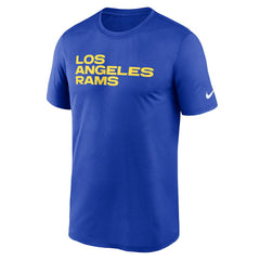 Los Angeles Rams Primetime Legend Wordmark Performance T-Shirt - Royal sale