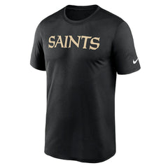 New Orleans Saints Primetime Legend Wordmark Performance T-Shirt - Black sale