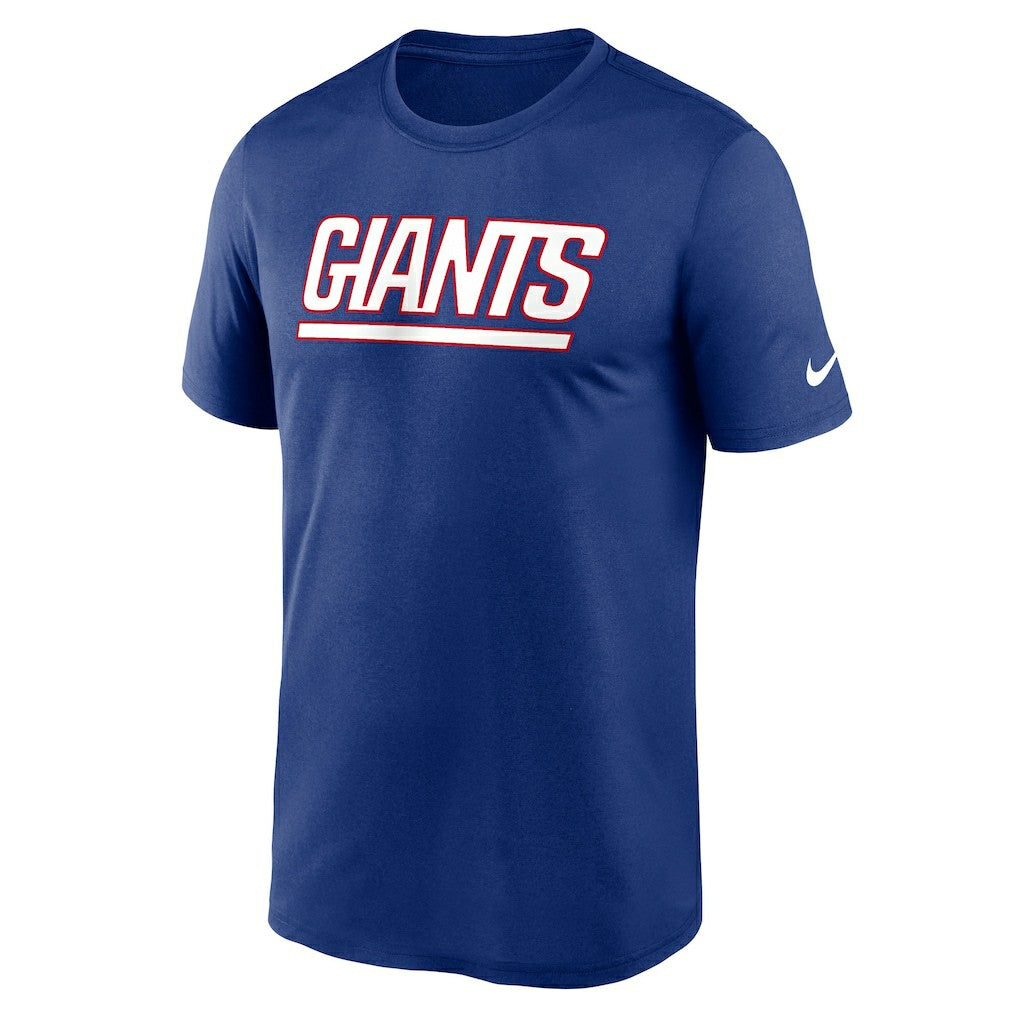 New York Giants Primetime Legend Wordmark Performance T-Shirt - Royal on sale