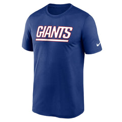 New York Giants Primetime Legend Wordmark Performance T-Shirt - Royal on sale