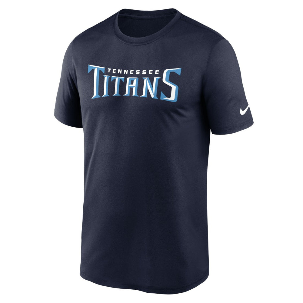 Tennessee Titans Primetime Legend Wordmark Performance T-Shirt - Navy discount