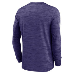 Baltimore Ravens Sideline Velocity Dri-FIT Long Sleeve T-Shirt - Purple for sale