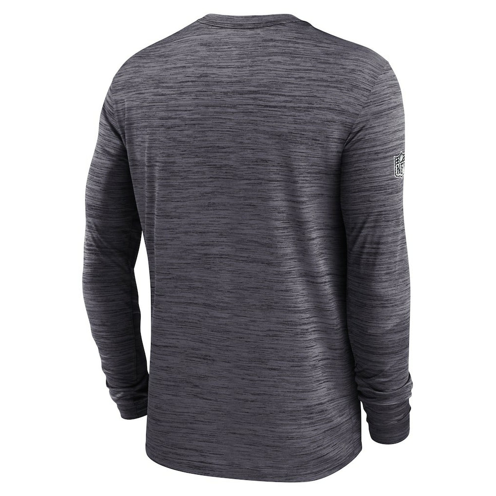 Las Vegas Raiders Sideline Velocity Dri-FIT Long Sleeve T-Shirt - Black sale