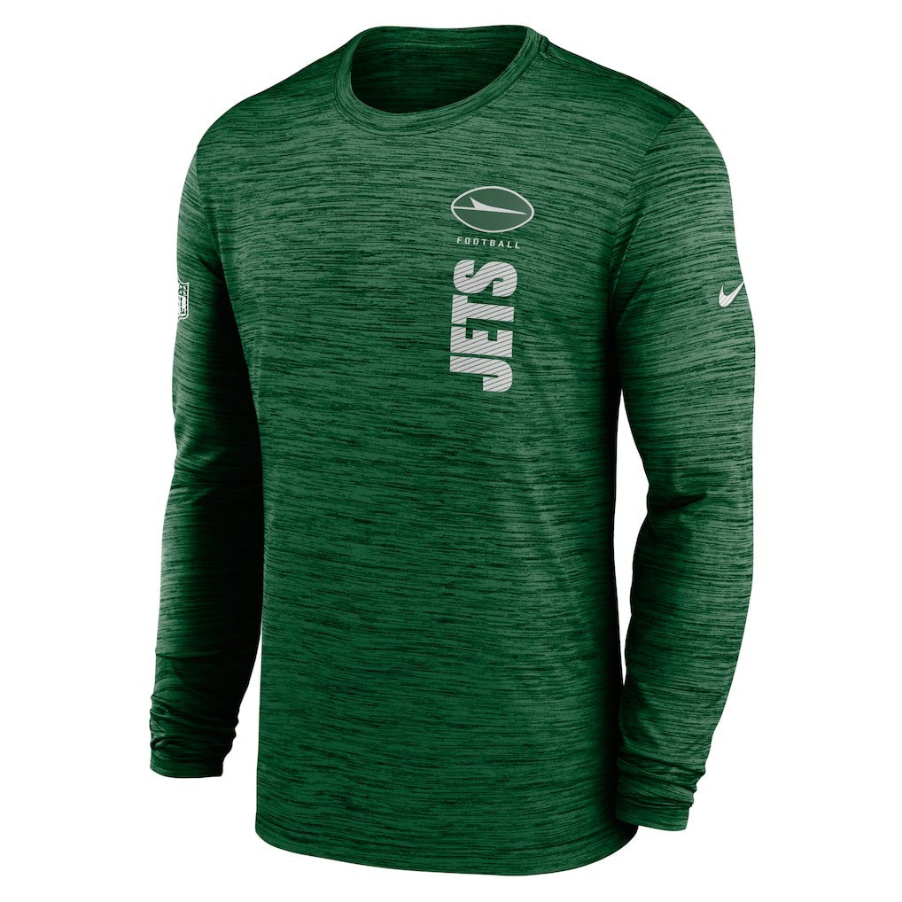 New York Jets Sideline Velocity Dri-FIT Long Sleeve T-Shirt - Green outlet