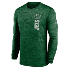 New York Jets Sideline Velocity Dri-FIT Long Sleeve T-Shirt - Green outlet