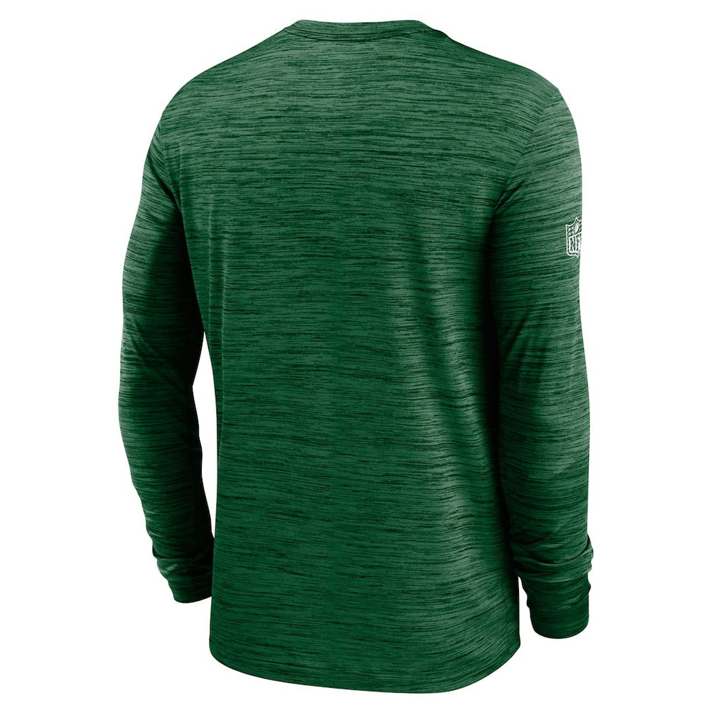 New York Jets Sideline Velocity Dri-FIT Long Sleeve T-Shirt - Green outlet