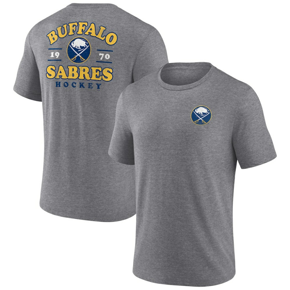 Buffalo Sabres Winger Tri-Blend T-Shirt - Heather Gray T-shirts