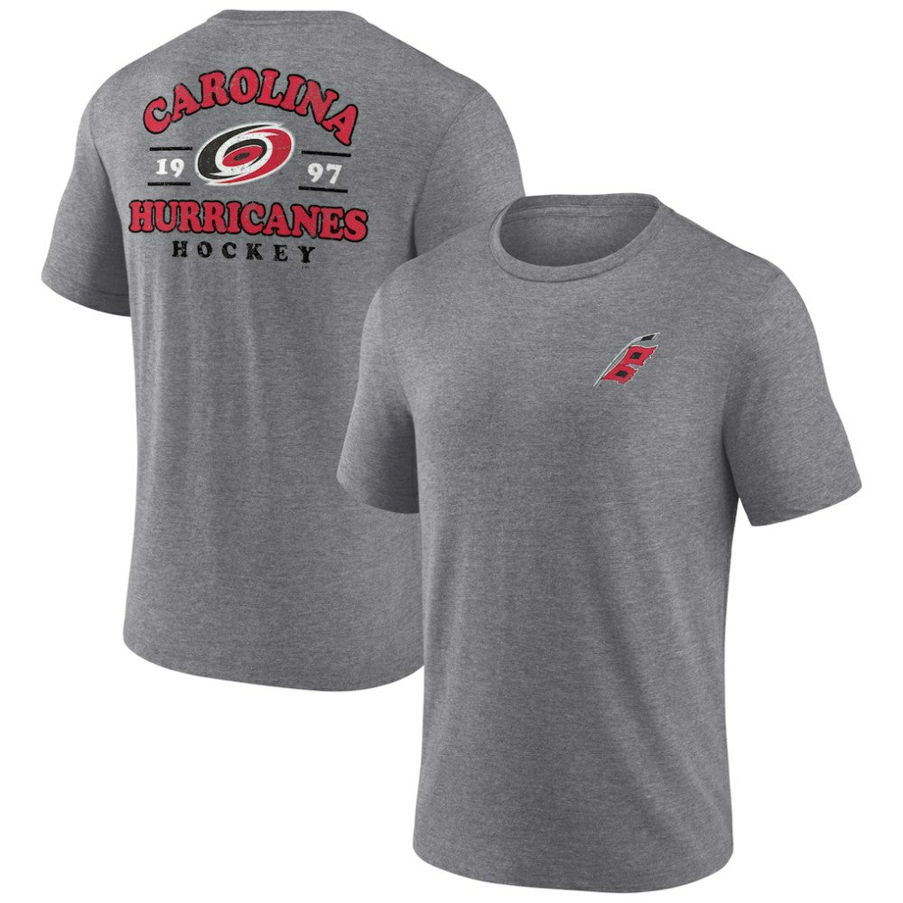 Carolina Hurricanes Winger Tri-Blend T-Shirt - Heather Gray T-shirts