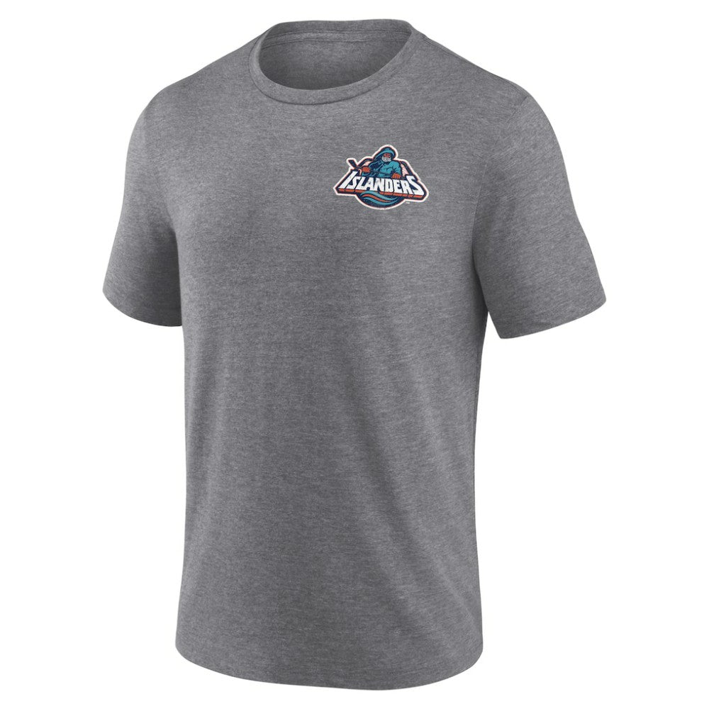 New York Islanders Winger Tri-Blend T-Shirt - Heather Gray T-shirts