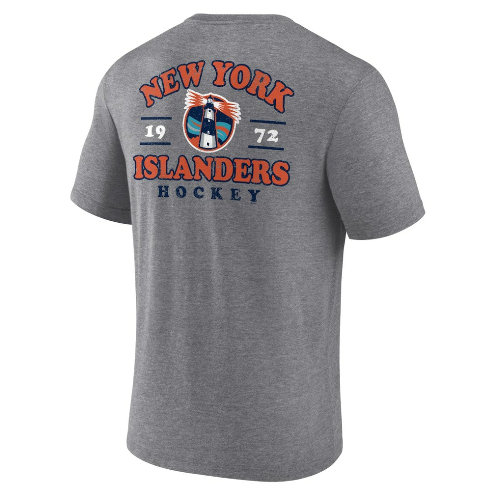 New York Islanders Winger Tri-Blend T-Shirt - Heather Gray T-shirts